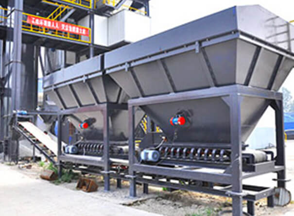 Recycling aggregate supply system